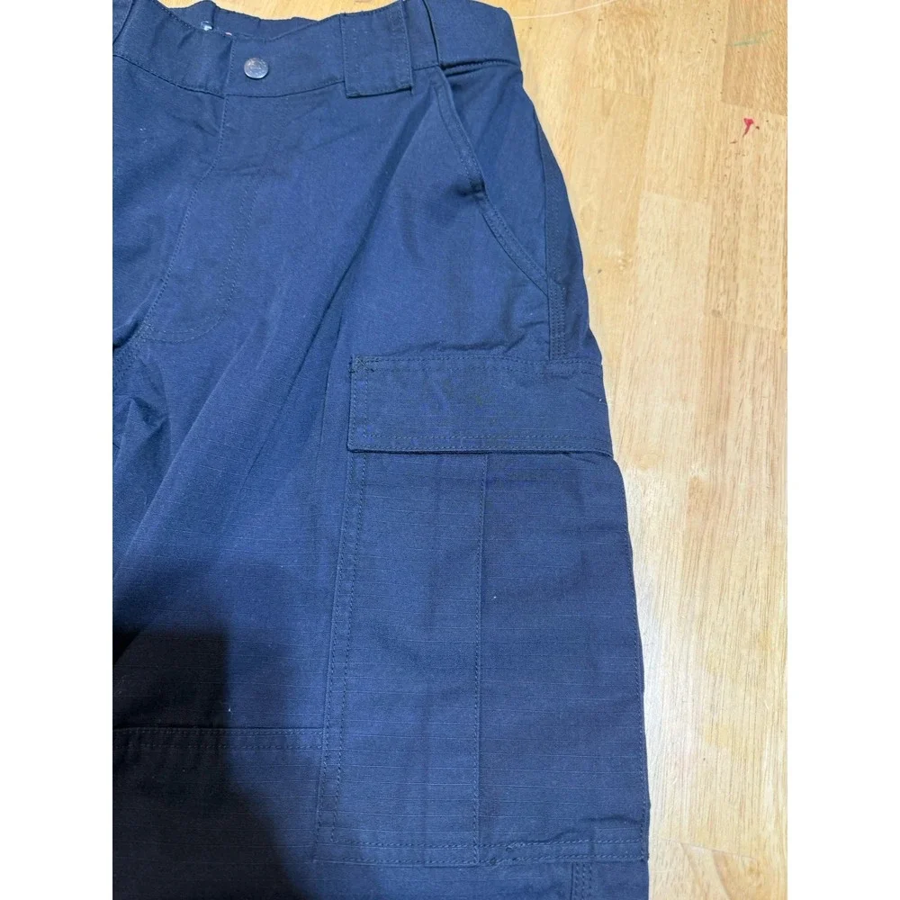5.11 Tactical Series Mens 28x30 Medium Short Black Ripstop Cargo Duty Work Pants